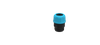 Conector de manguera mezcladora ABS que combina con manguera de 1/2'-5/8' para exteriores