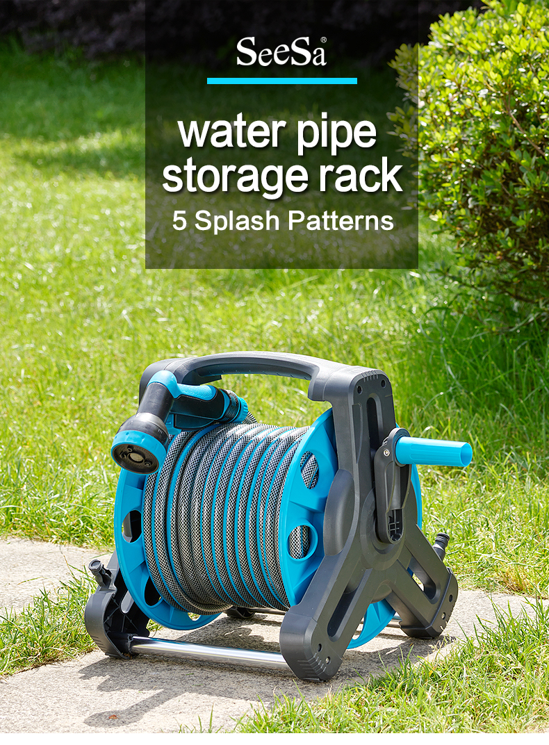 carrete y carro de manguera giratorios resistentes