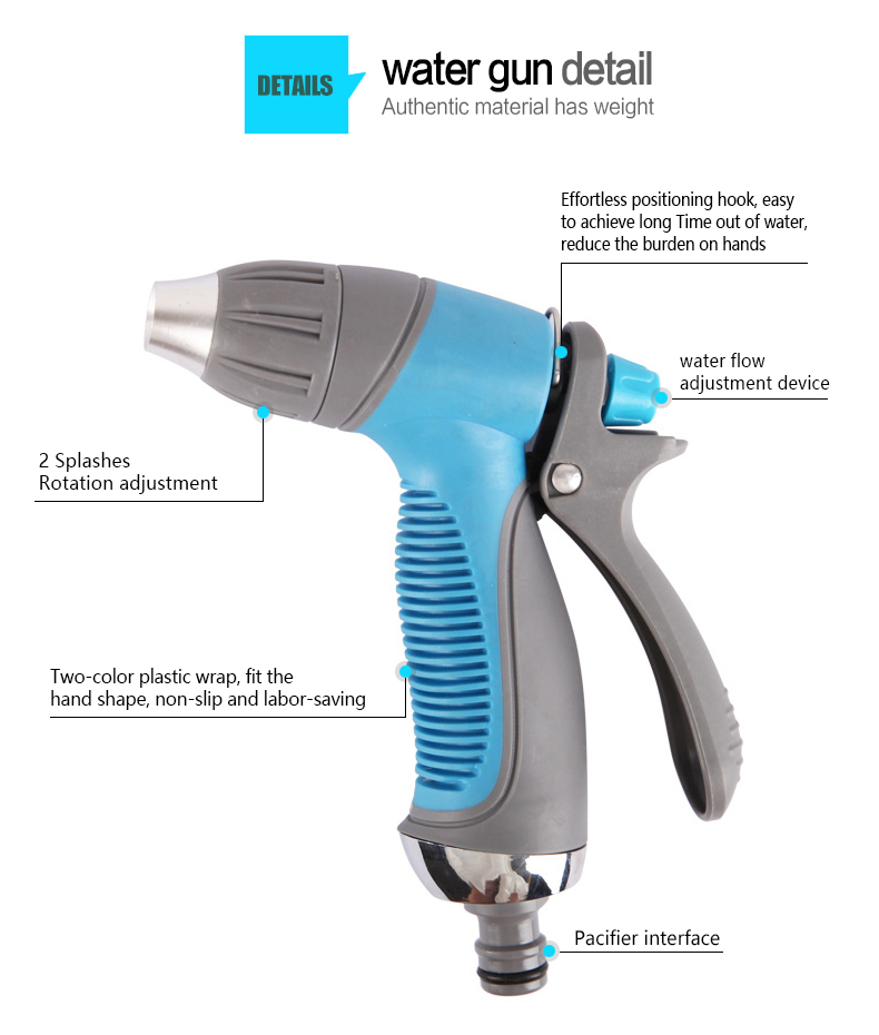 Boquilla Pistola De Agua Para Jardiner&iacute;a