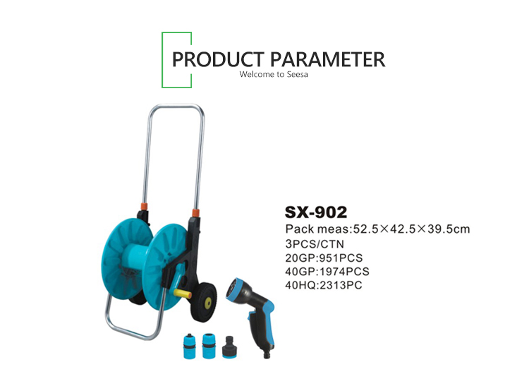 Carro de carrete de manguera