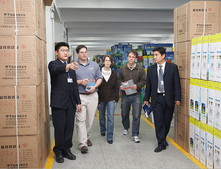 visitantes de la f&aacute;brica de pulverizadores