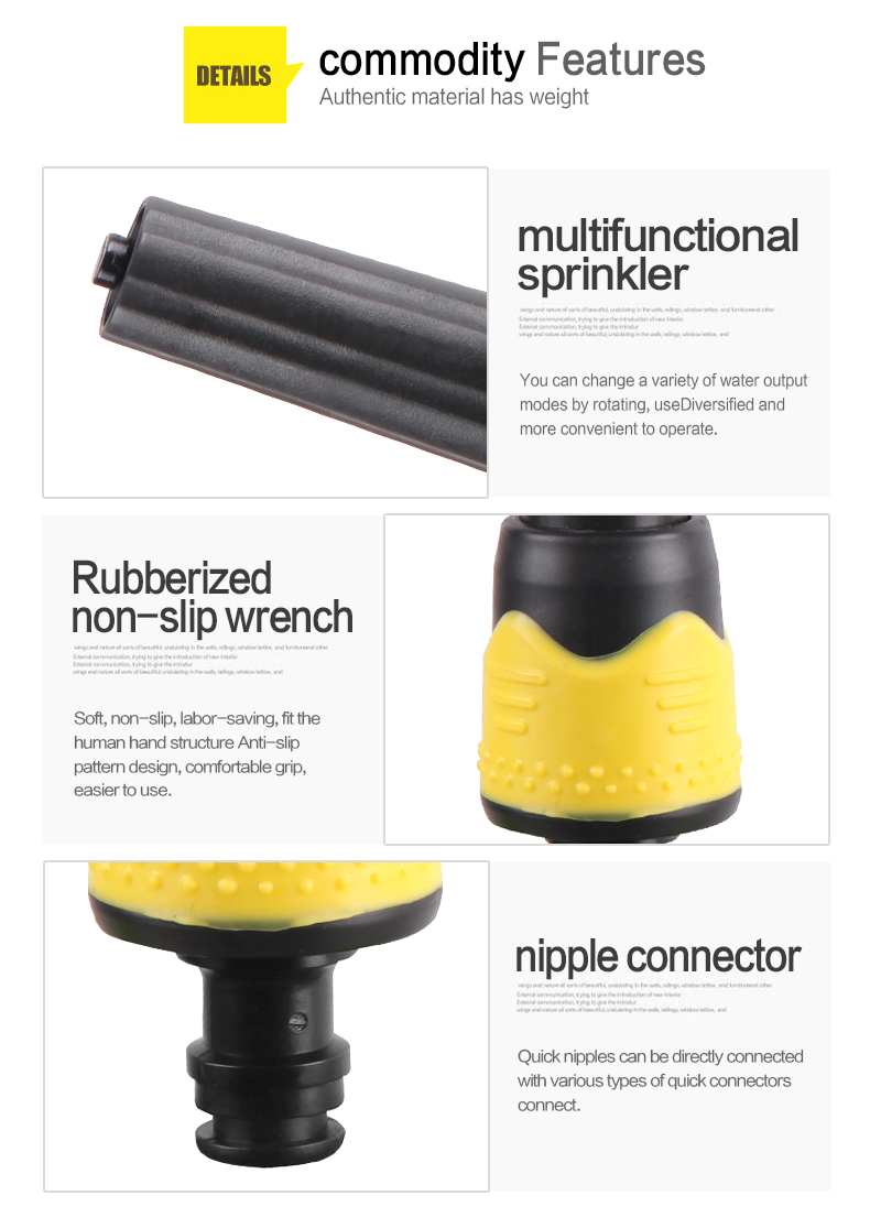 Pistola de agua ABS TPR