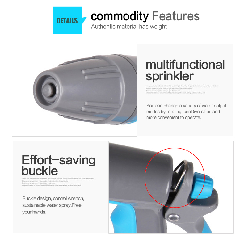 Pistola de agua con boquilla de manguera