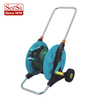 Carro de carrete de manguera de dos ruedas para c&eacute;sped resistente y port&aacute;til