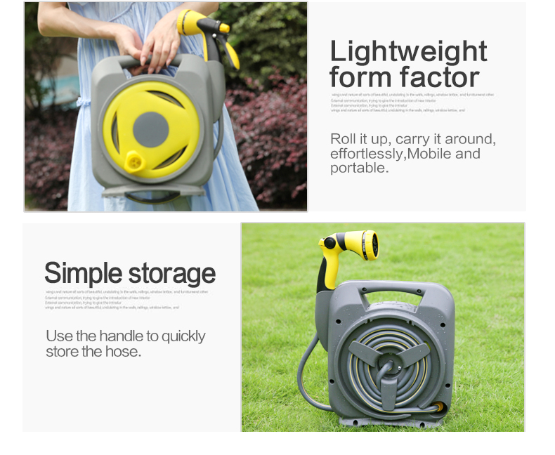 ventajas del carrete y carro de manguera para c&eacute;sped