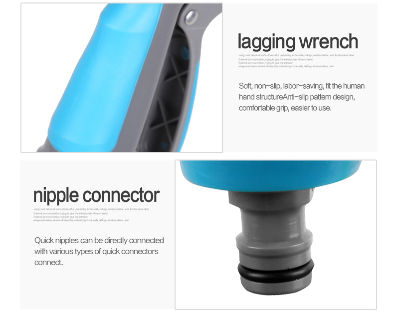 Pistola de agua con boquilla de manguera